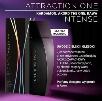 Woda perfumowana Attraction One Intense - UNIKAT