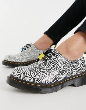 NOWE Dr Martens x Keith Haring - 1461 - skóra nat.