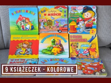 9x książeczek dla dzieci - czytania, edukacyjne