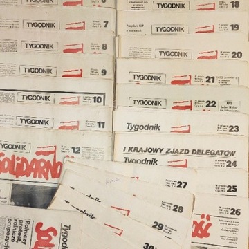 Tygodnik Solidarność 1981 rok (nr 1-36)
