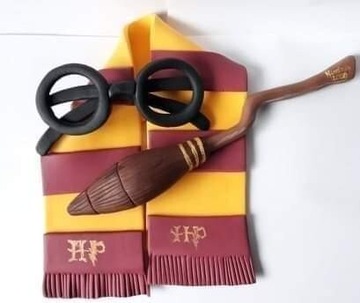 Zestaw Harry Potter dekoracja na tort masa cukrowa