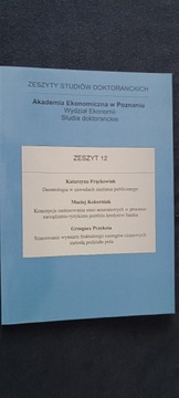 Zeszyt studiów doktoranckich nr 12 - AE Poznań 