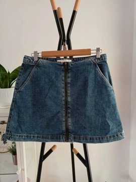 Jeansowa spódnica Zara M 38 100% bawełna