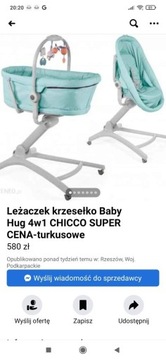 Łóżeczko chcico baby 4w1