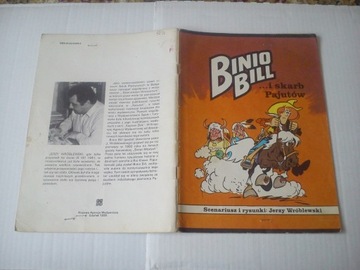 KOMIKS BINIO BILL I SKARB PAJUTÓW wydanie 1 1990 