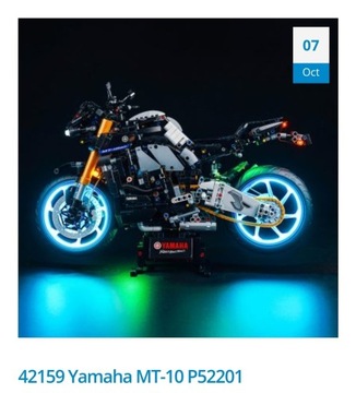 Zestaw podświetlenia LEGO 42159 Yamaha Mt 10