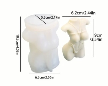 Forma silikonowa 3D do wyrobu świec/ mydeł 