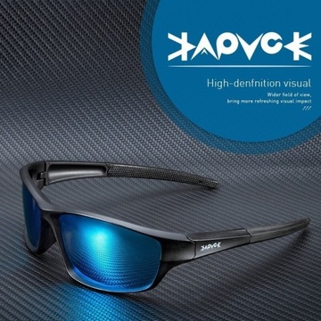 Okulary KAPOVE Sport BLUE UV+400 Polaryzacyjne 