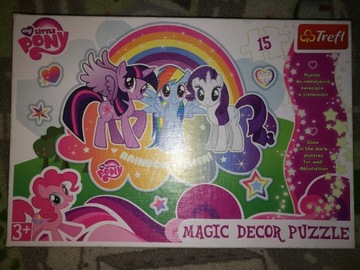 Trefl puzzle świecące My little pony