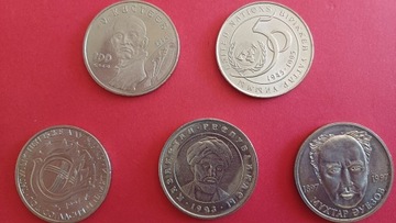 Kazachstan zestaw  5 monet