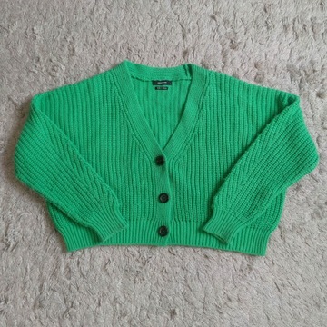 Sweter zielony zapinany Reserved rozm.L