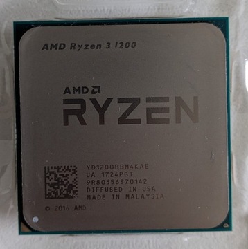 AMD Ryzen 3 1200 4 x 3.1 GHz AM4 65W