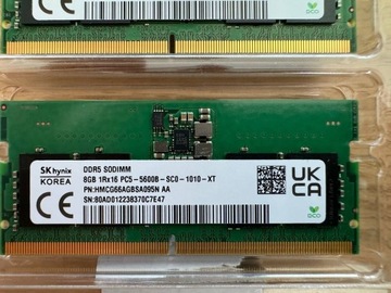 Pamięć RAM 2x8gb DDR5