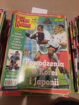 Piłka nożna tygodnik rocznik 2001 gazeta