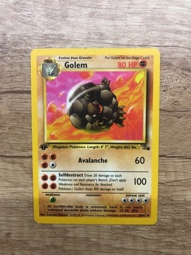 Karta Pokemon Golem 36/62 1 edition fossil