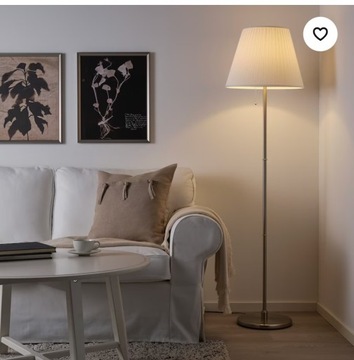 Ikea klosz lampa abażur biały myrhult duzy bialy