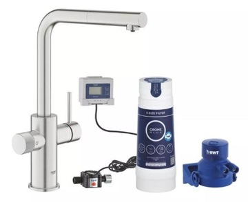 GROHE BLUE PURE MINTA -STAL SZLACHETNA+ FILTR-NOWA