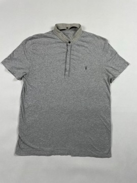 Koszulka Polo AllSaints szara M