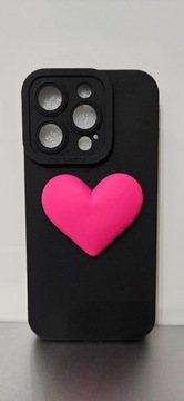 ETUI CASE PLECKI Z SERDUSZKIEM DO IPHONE 15 PRO