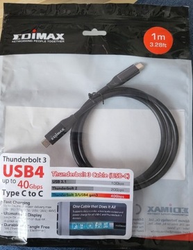 Kabel Thunderbolt 3 Edimax 1m