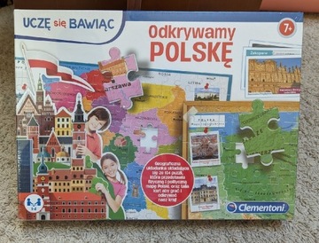 Odkrywamy Polskę - mapy, gra edukacyjna