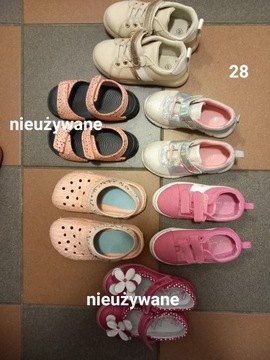 Buty dla dziewczynki zestaw paka rozmiar 28