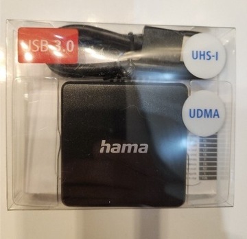 Czytnik kart pamięci HAMA USB 3.0 SD/microSD/CF