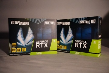 Zestaw 11 pudełek GPU Zotac RTX 3060 3060 Ti