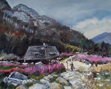 Tatry, Hala Kondratowa, olej, 60x50 cm, ArtStudio