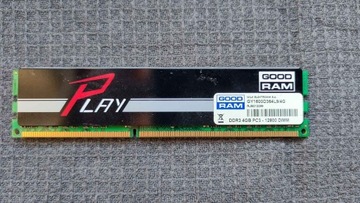 Pamięć GoodRam DDR3, 4 GB, 1600MHz, CL9 (GY1600D36