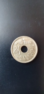 Hiszpania 25 peset 1994 rok