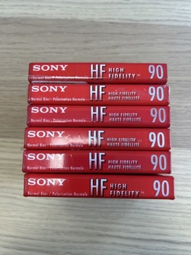 Zestaw kaset Sony HF90 6 szt