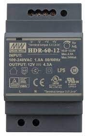 HDR 12V/60W/4.5A zasilacz na szynę DIN