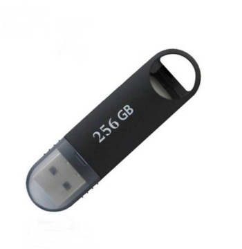 Pendrive 256GB nowy USB 2.0 czarny