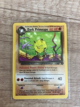 Dark Primeape pokemon 43/82 team rocket karta