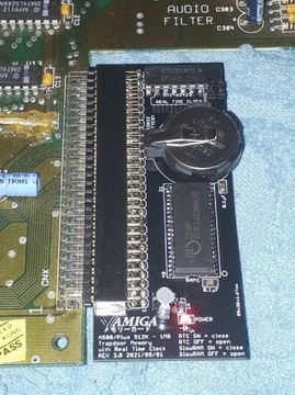 Rozszerzenie pamięci RAM RTC 0.5MB 1MB AMIGA 500+