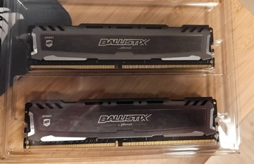 RAM DDR4 Crucial ballistix sport 32 GB 3200 cl16