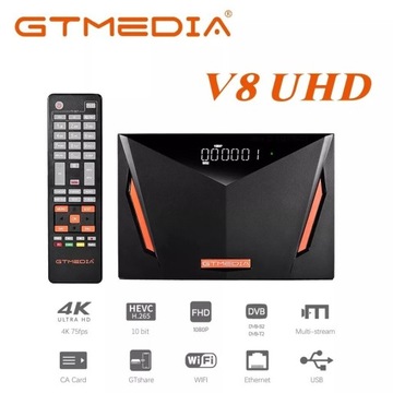 Odbiornik Telewizyjny GTMEDIA V8 UHD DVB-T2/S/S2 
