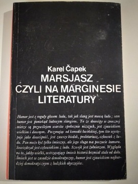 K. Capek Marsjasz czyli na marginesie literatury