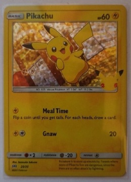 Pikachu McDonald's holo 25th