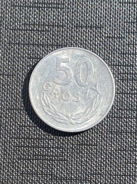 Moneta numizmatyka 50 gr groszy 1976