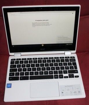 Chrome book Acer CB5-132T N15Q8 artefakty 