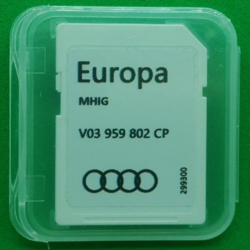 Mapa Europy karta SD dla Audi MHIG 2024