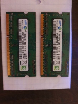 Ram 2x2GB Samsung 12800S 1600MhZ