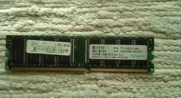 Pamiec DDR 256 MB PC2100