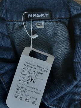 Kamizelka jeans XXL