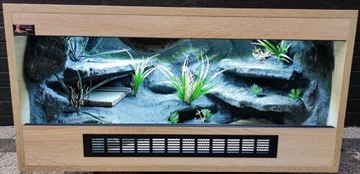 Terrarium dla gekona jaszczurki 80x40x40 