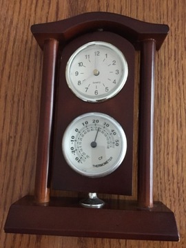 Zegar i termometr w jednym Quartz 
