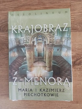 Krajobraz z menorą Piechotkowie NOWA folia prezent