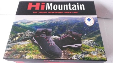 Buty trekkingowe HiMountain Henley Mid 44 skóra